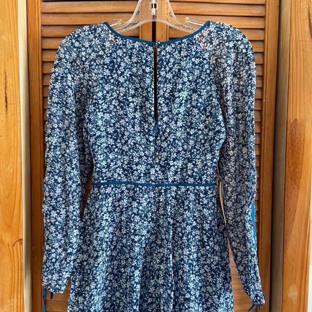 NEW Ali & Jay Blue Floral Field Flowers Midi Dress - Picture 11 of 13